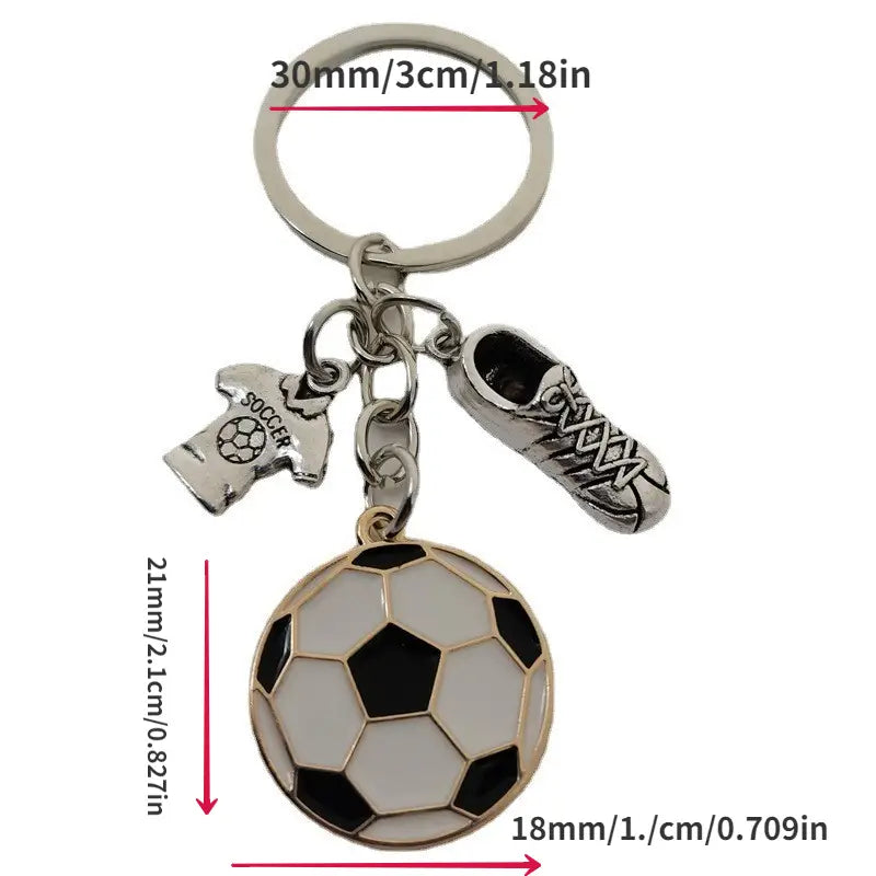 Football Player Key Chain