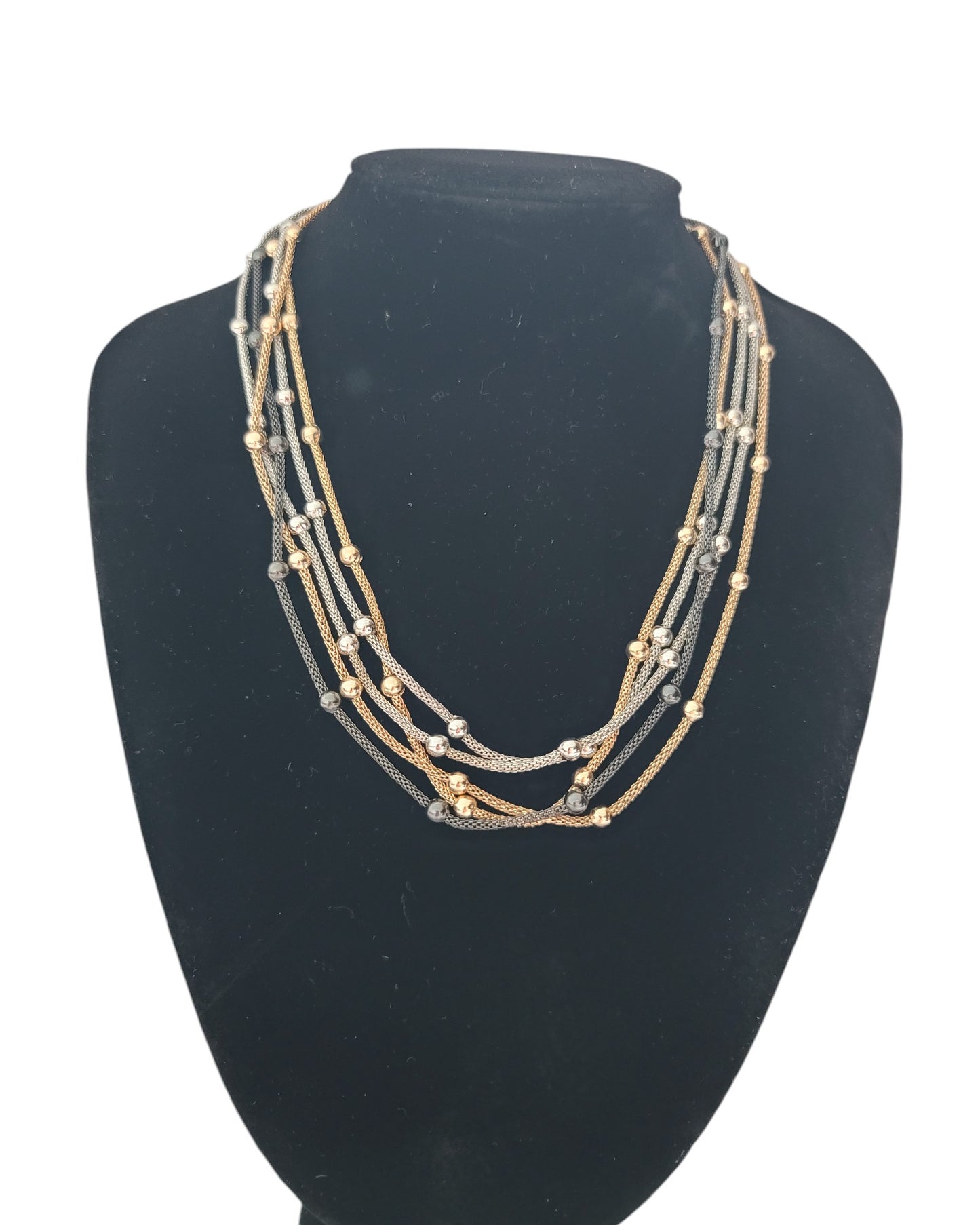 Short Multi-Strand Necklace