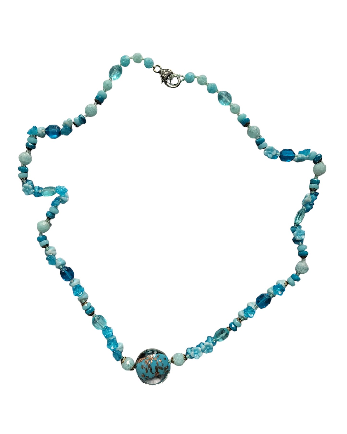 Blue Beaded Necklace