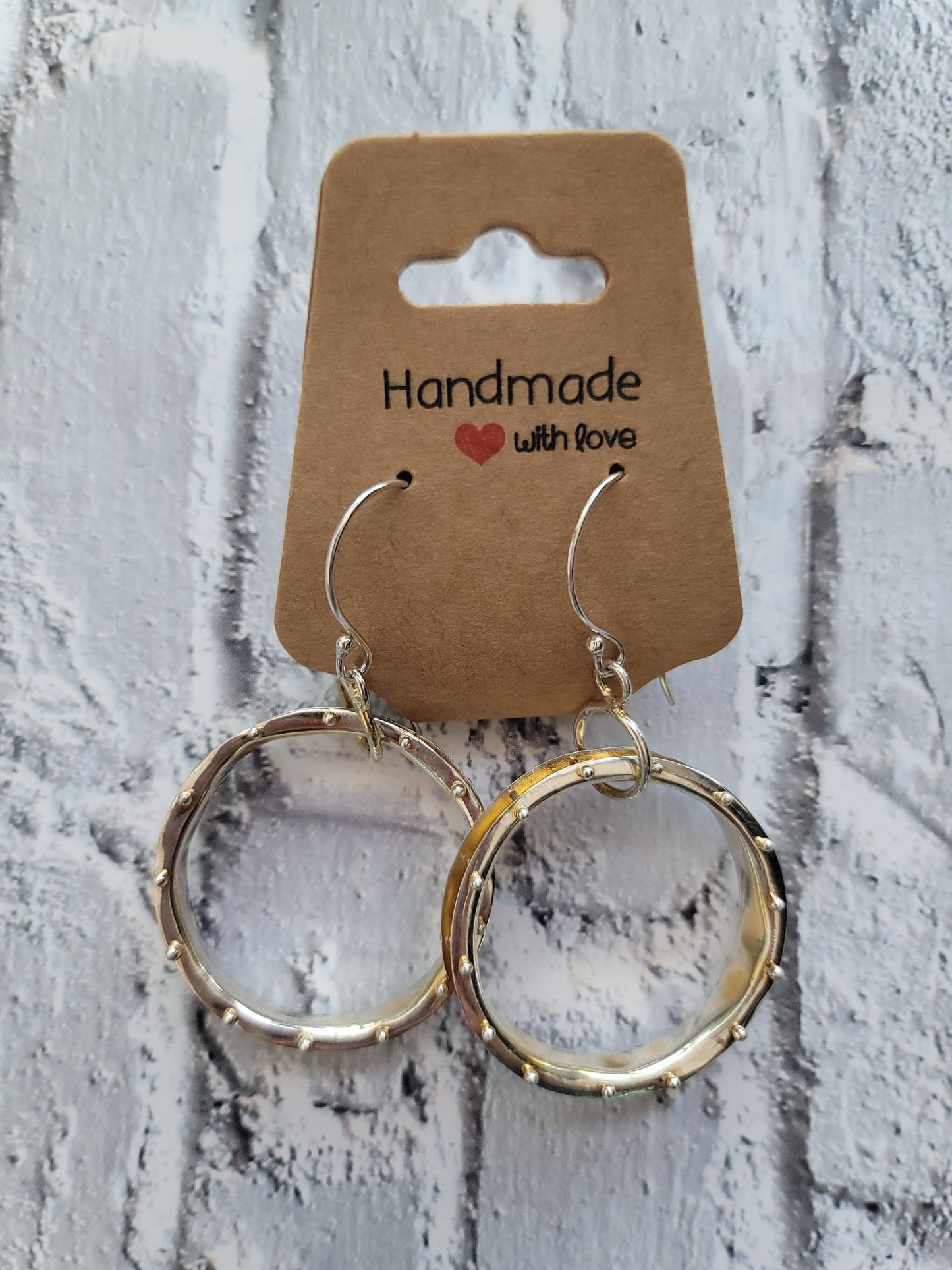Drop Hoop Earrings