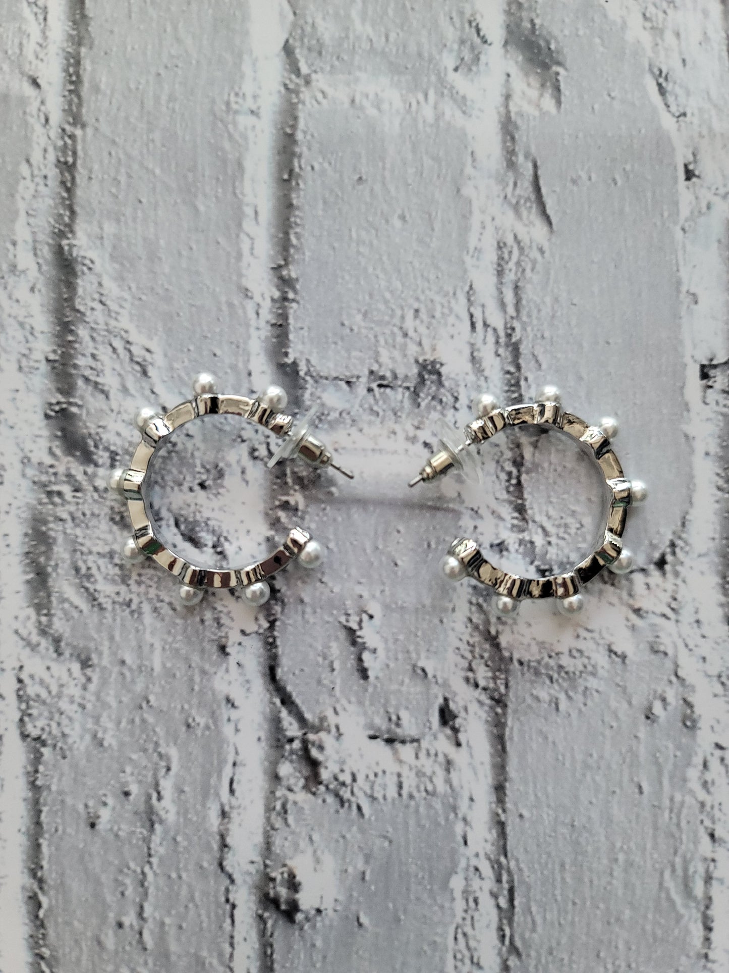 Silver Hoop Earrings
