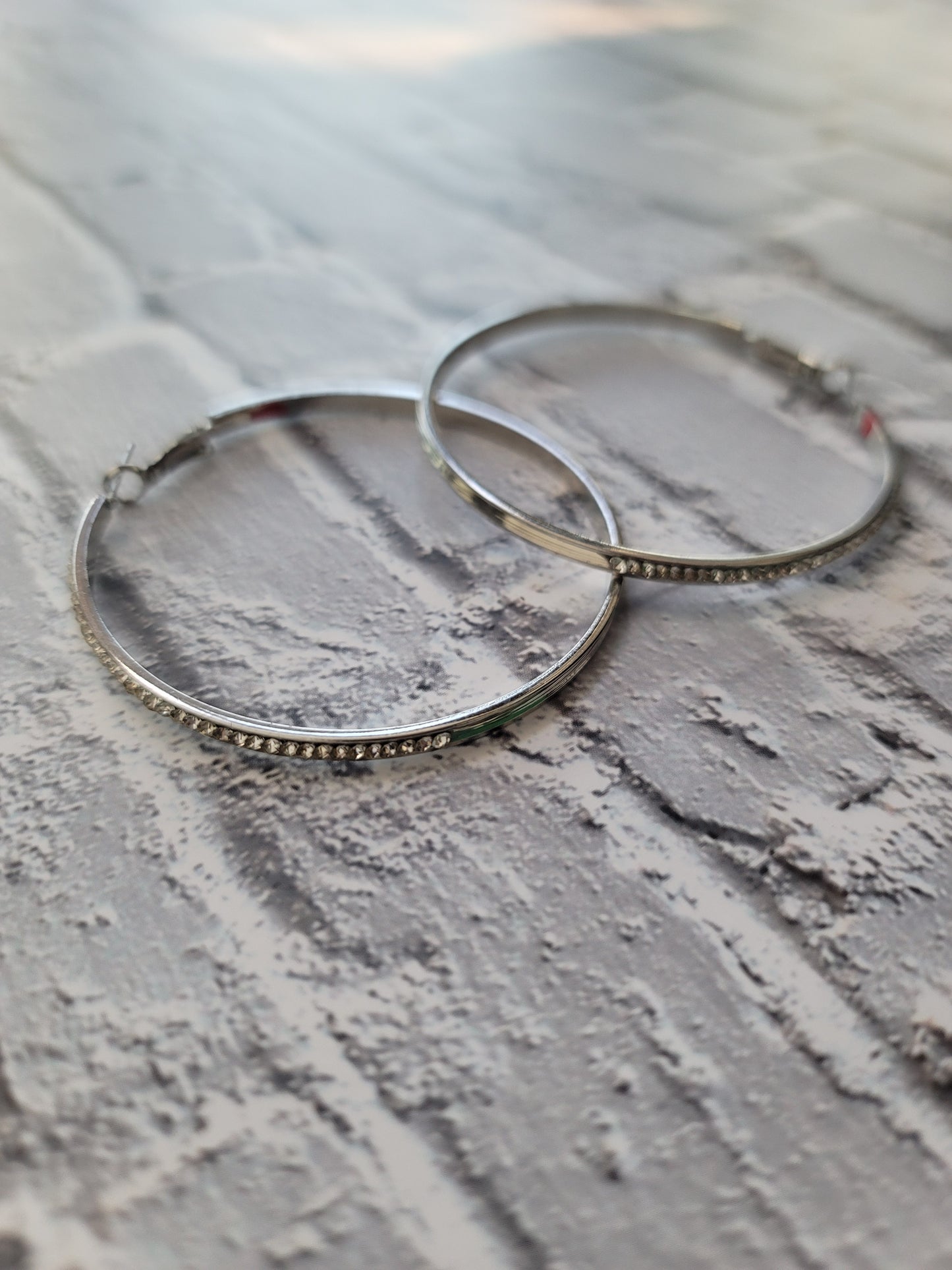 Silver Hoop Earrings