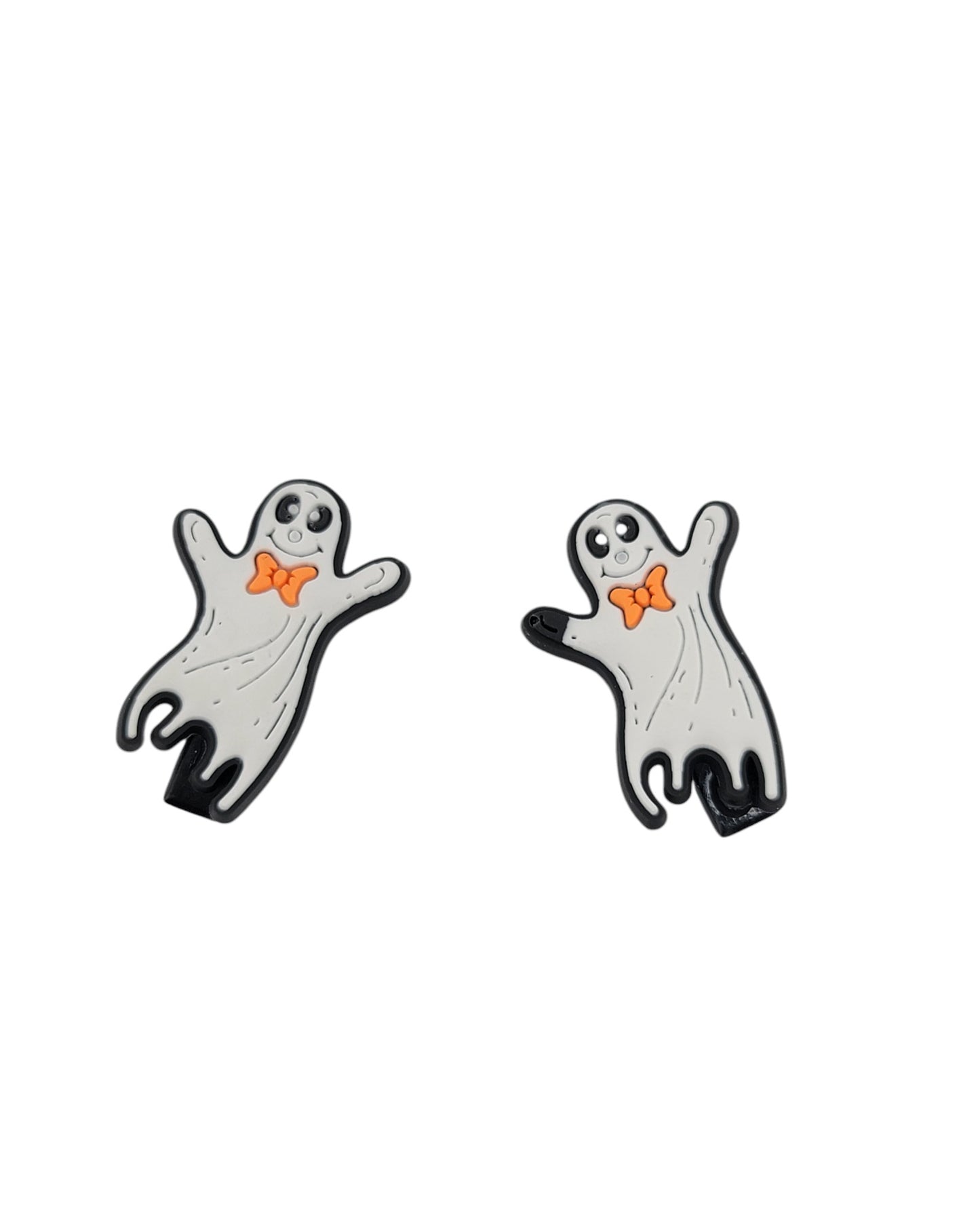 Halloween Ghost With Bow Tie Clips - 2pcs