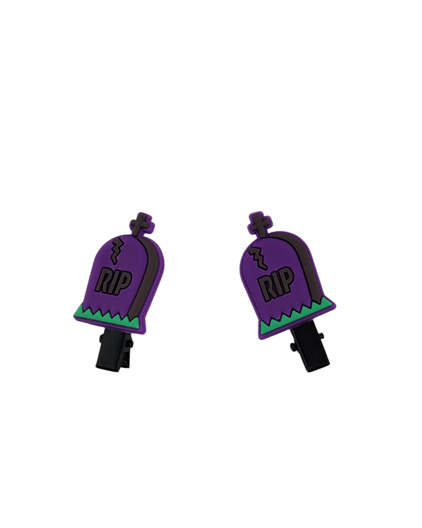 Halloween R.I.P Hair Clips - 2pcs