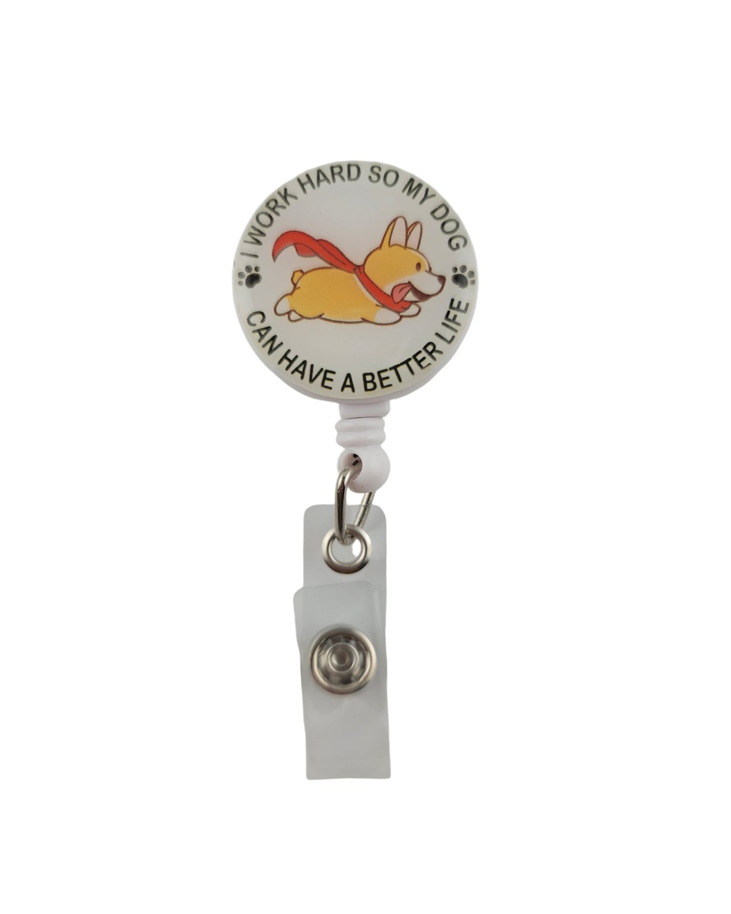 Cute Puppy Badge Holder (1 Pc)