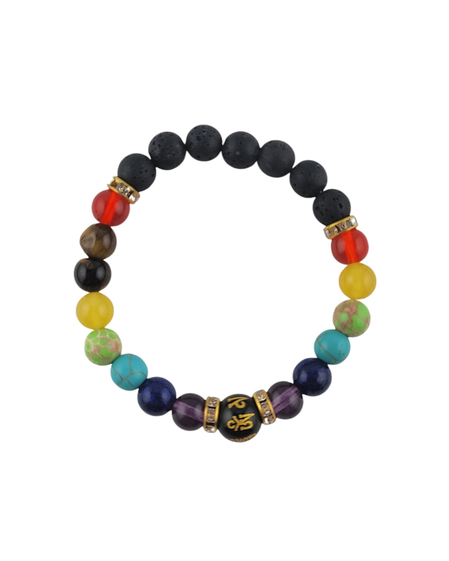 7 Chakra Colorful Beaded Bracelet