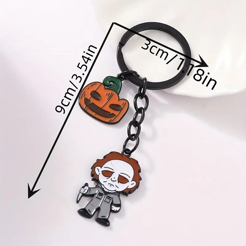 Hunter&Pumpkin Key Chain