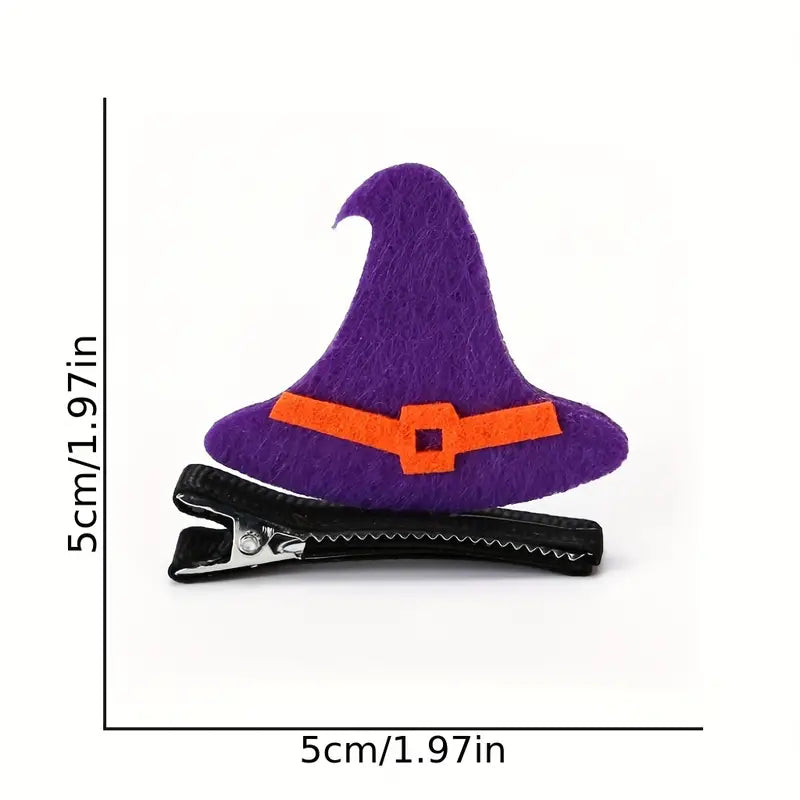 Purple Hat Barrette Hair Clip - 1pc