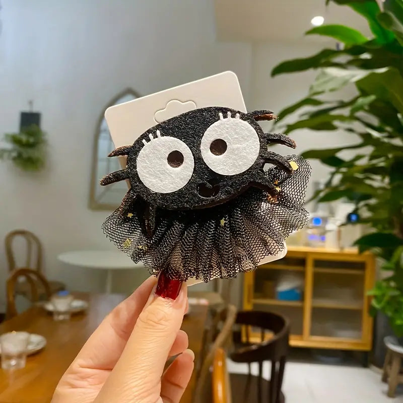 Web Spider Hair Clip - 1pc