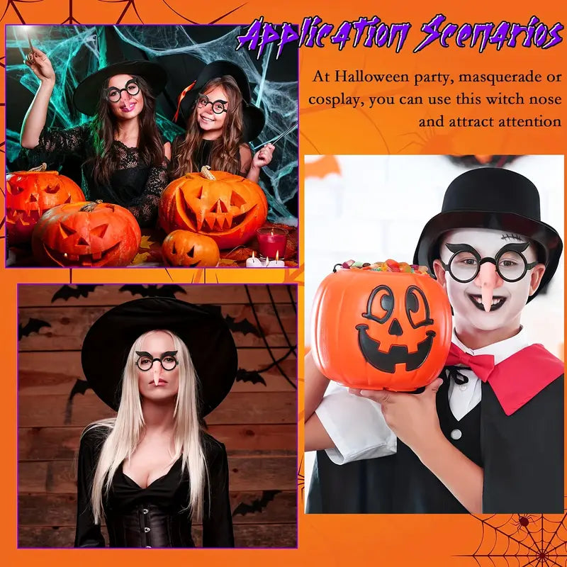 Halloween Witch Nose Glasses