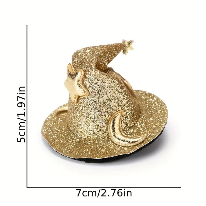 Halloween Wizard Hat Barrette Hair Clip - 1pc