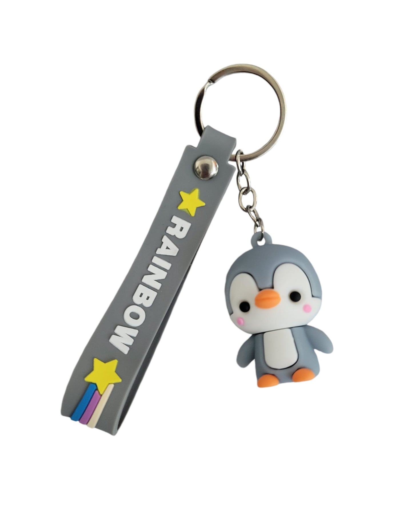 Cute Penguin Key Chain (Gray)