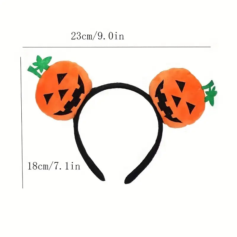 Orange Pumpkin Cosplay Sweety Halloween Head Band