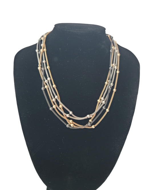 Short Multi-Strand Necklace