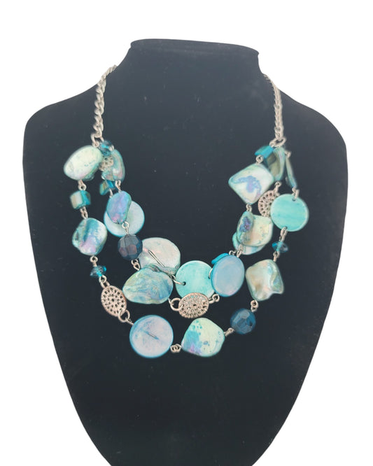 Short Shell Multi-Strand Necklace