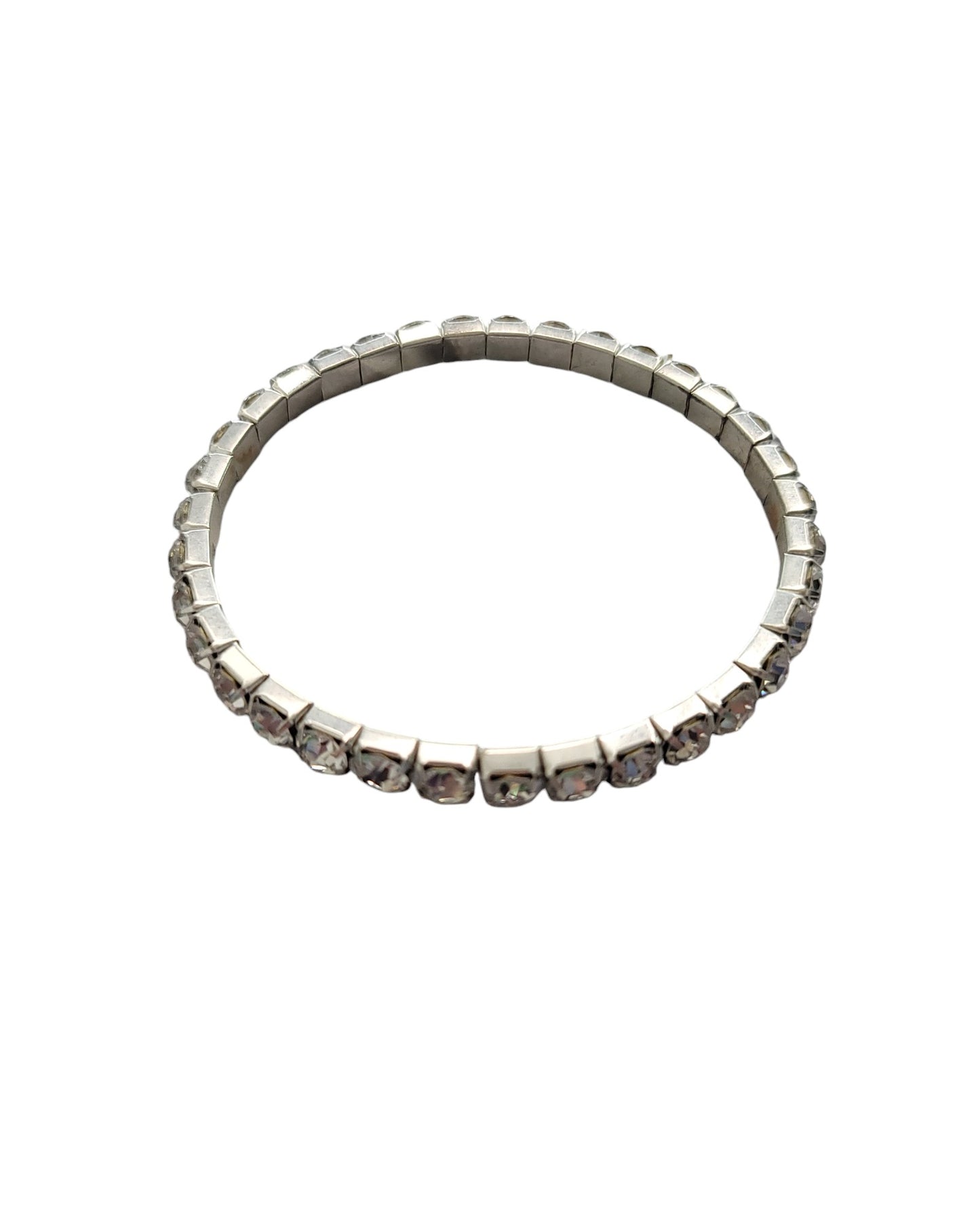 Elegant Silver Tennis Bracelet with Sparkling Cubic Zirconia