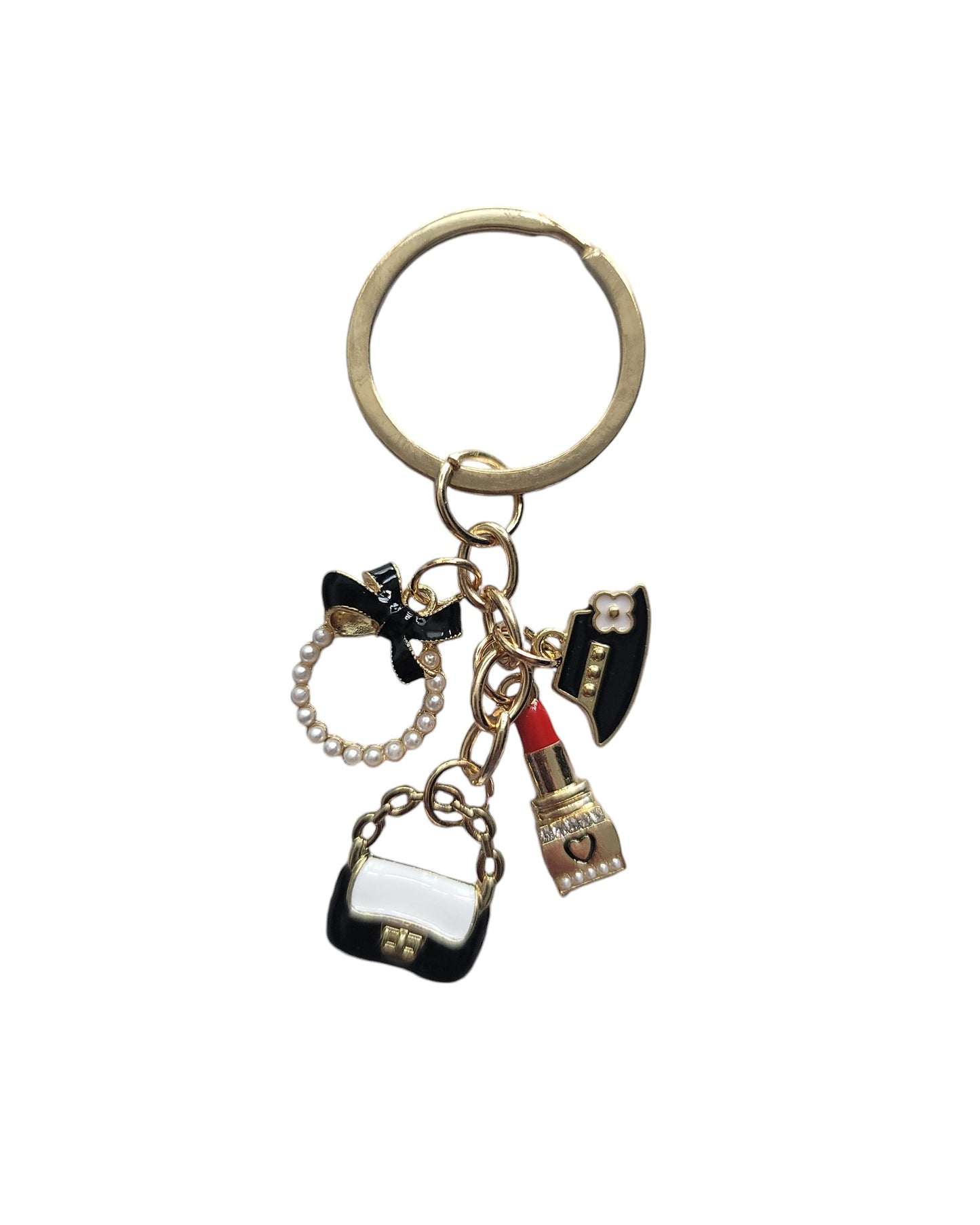 Mini Bag Lipstick Key Chain