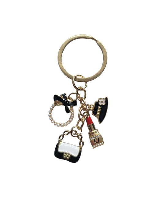 Mini Bag Lipstick Key Chain
