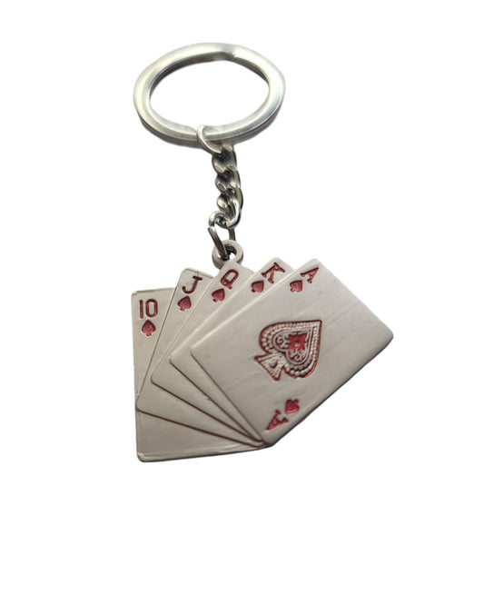 Playing Cards Key Chain