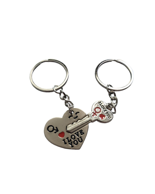 Romantic Couple Key Chain