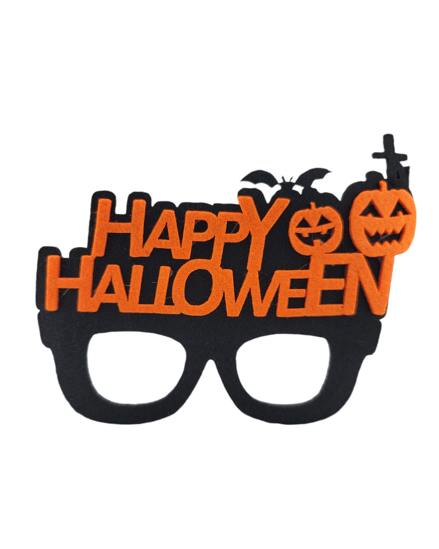Happy Halloween With Pumpkin Glasses