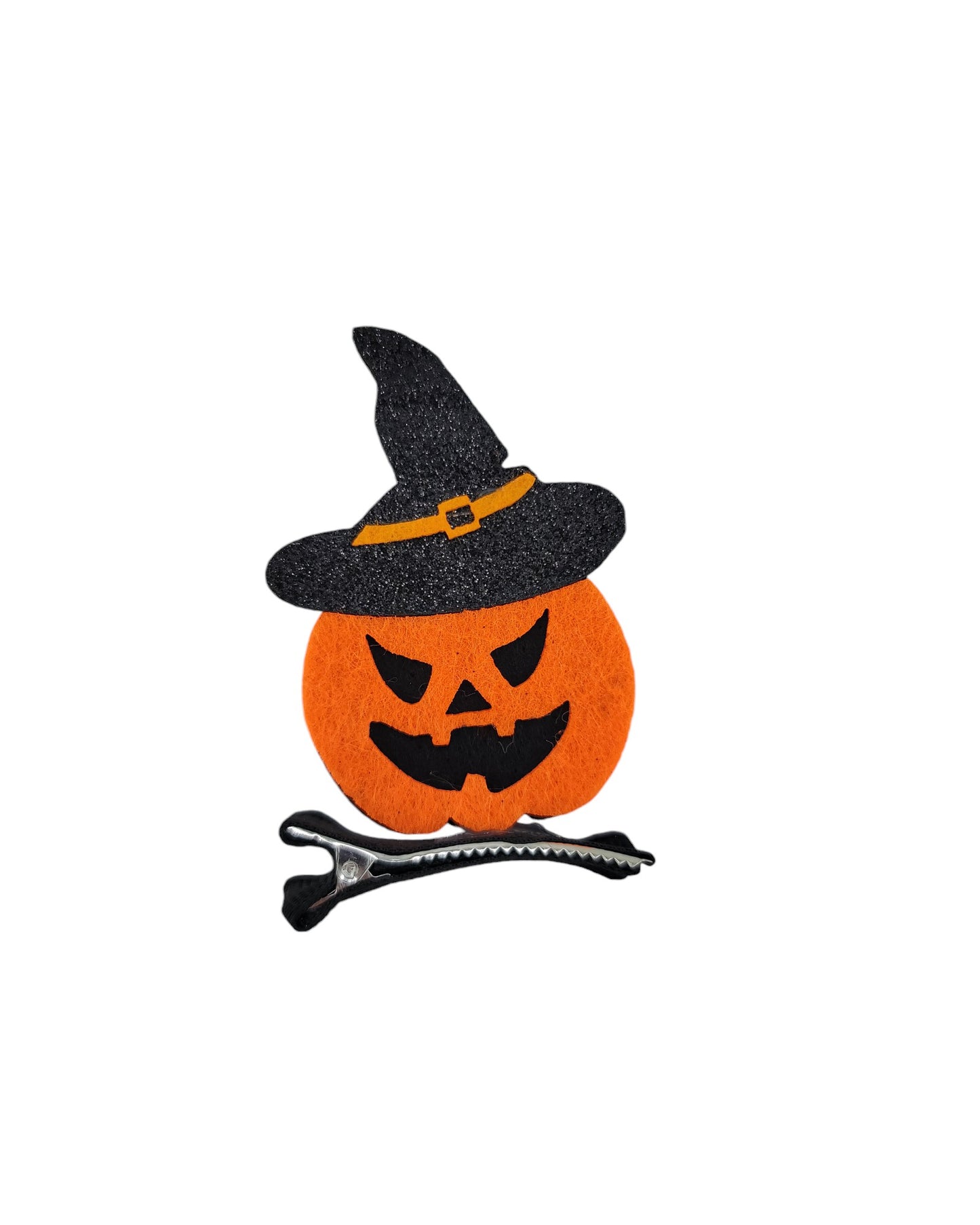 Hat Pumpkin Barrette Hair Clip - 1pc
