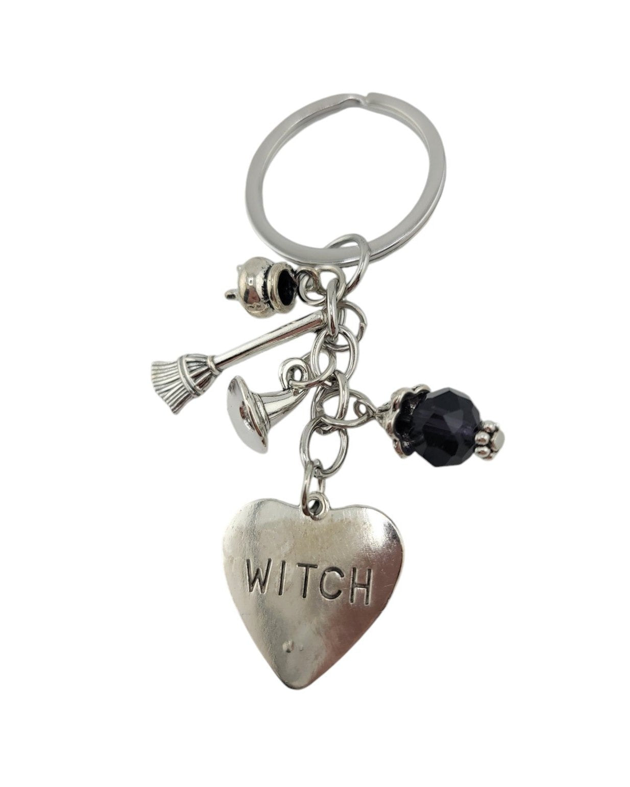 Witch's Wizard Broomstick Key Chain