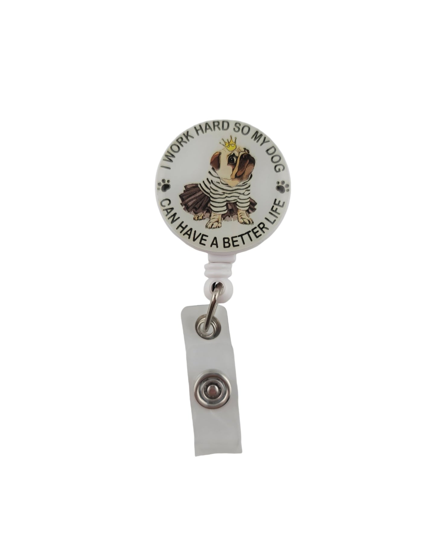 Cute Puppy Badge Holder (1 Pc)