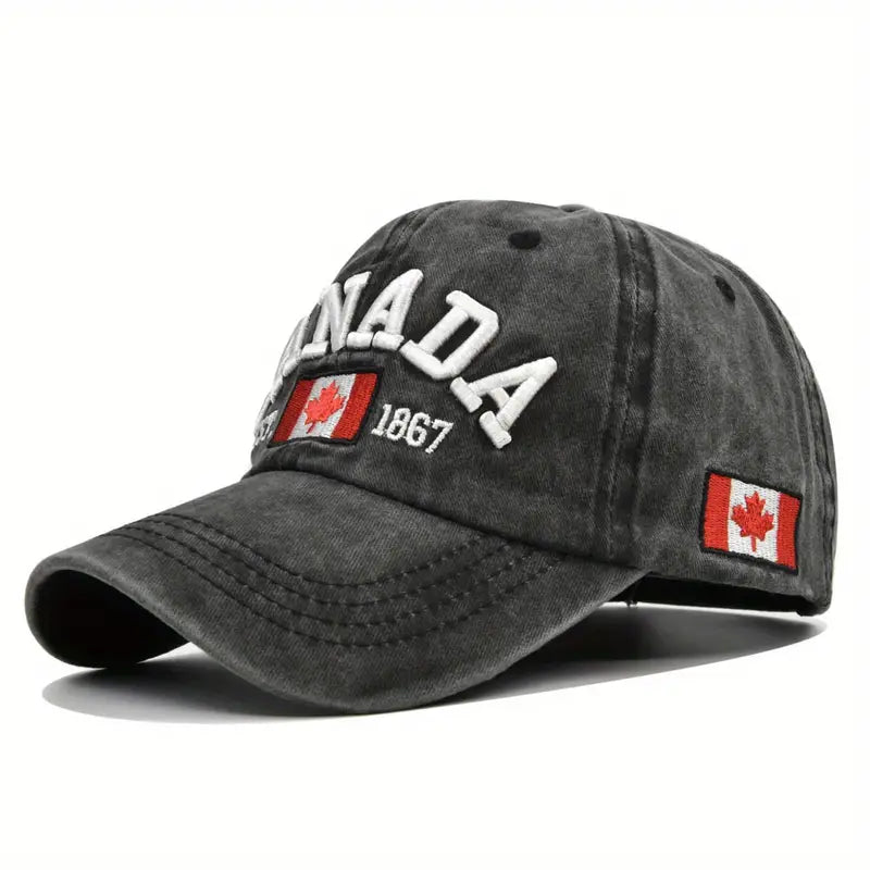Maple Leaf Letter CANADA Baseball Cap