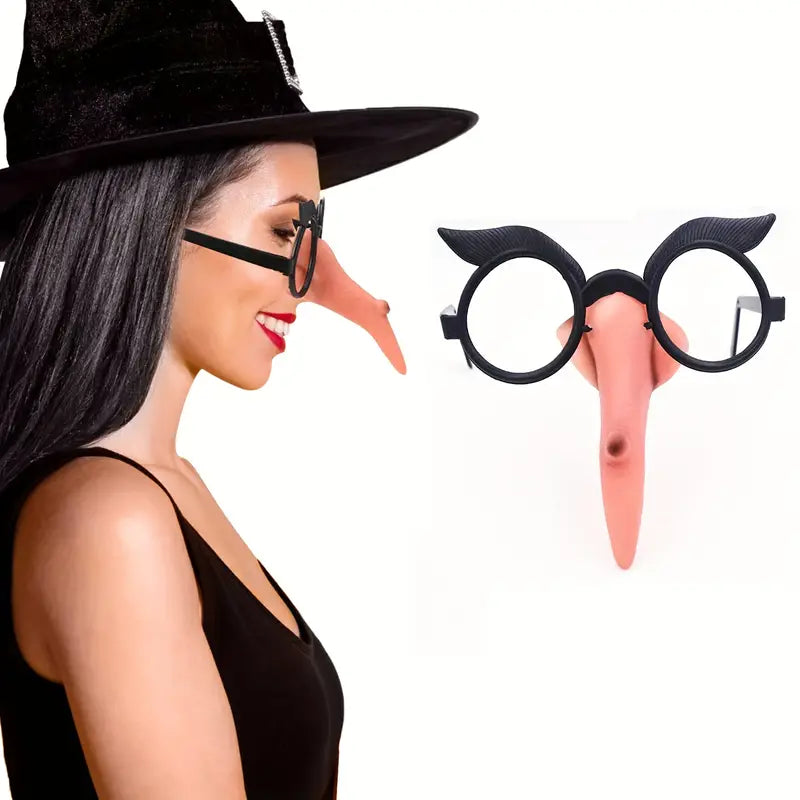 Halloween Witch Nose Glasses