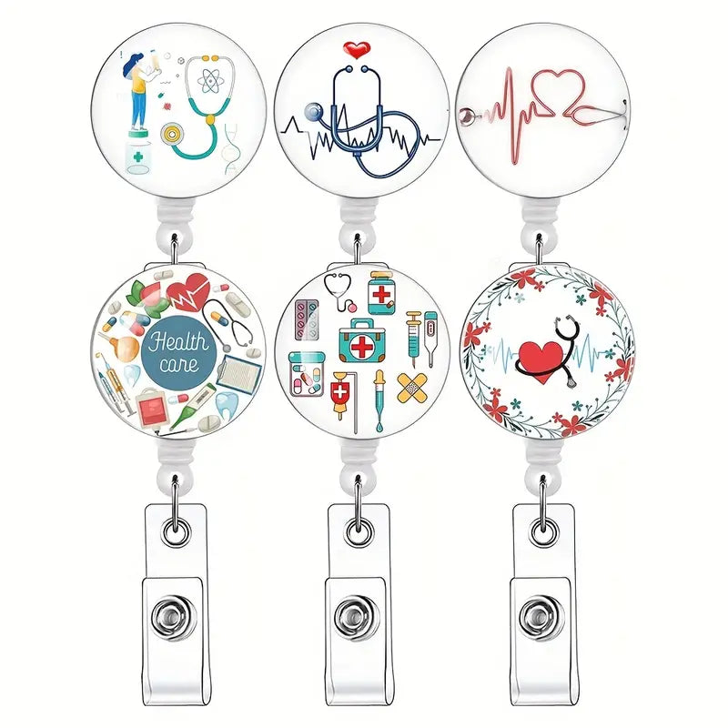 Health Workers Retractable Badge Holders (1 Pc)