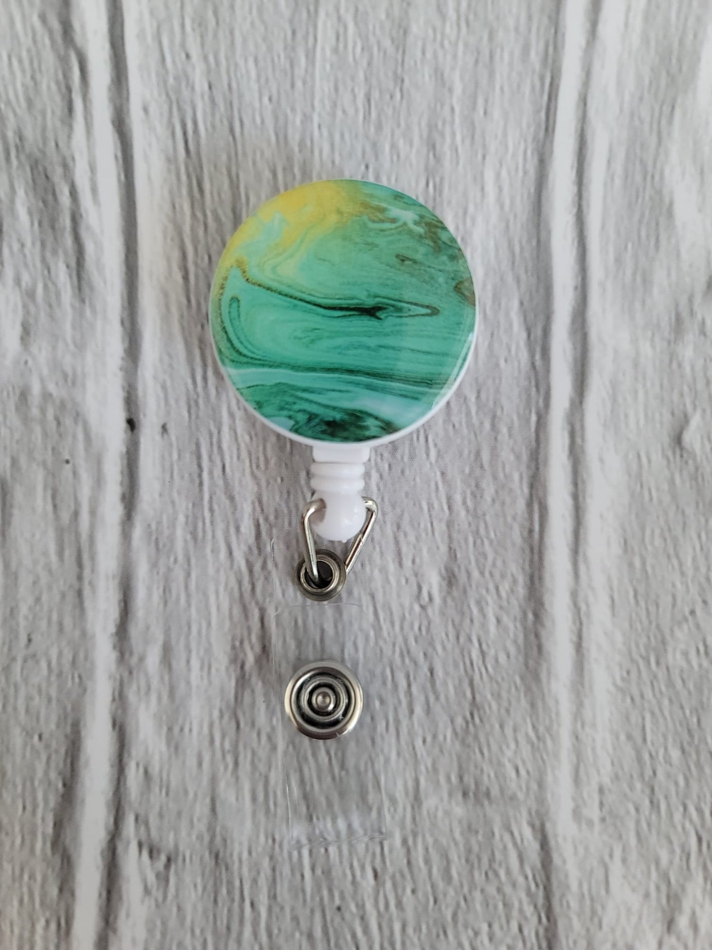 Marbling Printed Badge Holder (1 Pc)