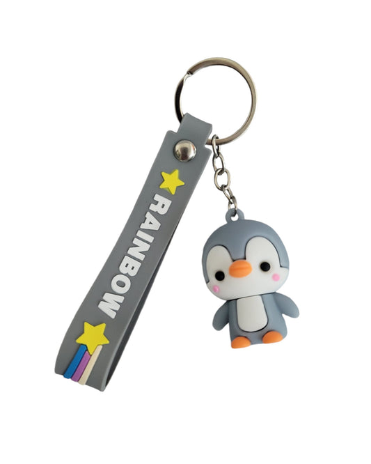 Cute Penguin Key Chain (Gray)