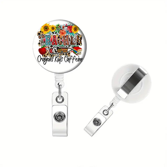 Retractable Badge Holder for Teachers